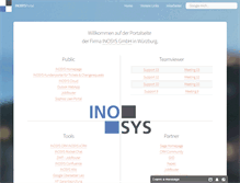 Tablet Screenshot of portal.inosys.de